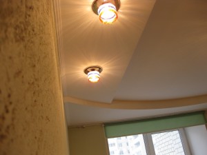 Двухуровневый потолок из гипсокартона 